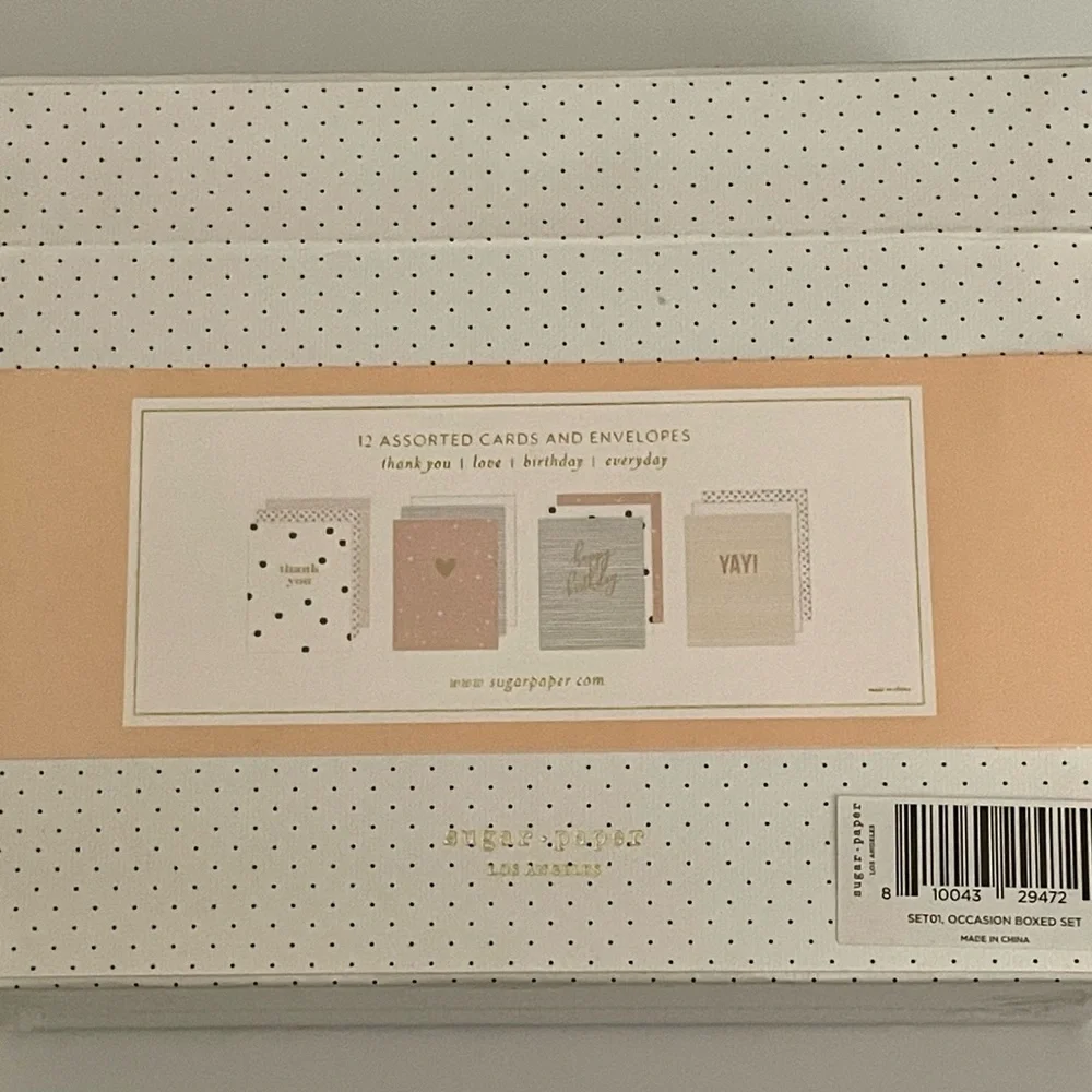 Sugar Paper Los Angeles Assorted Note Card Set - Picture 2 of 2